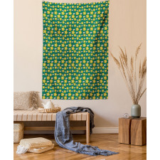 Blooming Foliage Vintage Tapestry