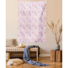 Pink Shade Rose Blending Tapestry