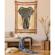 Colorful Animal Design Tapestry