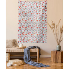 Sketch Woodland Design Tapestry