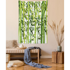 Fresh Green Plants Tapestry