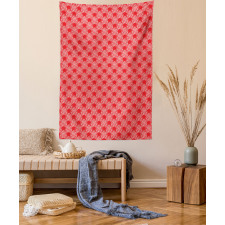 Flower and Heart Wings Tapestry