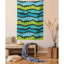 Waves Artwork Tapestry