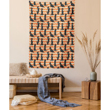 Crooked Zigzag Backdrop Tapestry