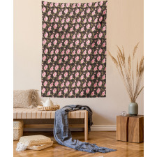 Gentle English Rosebuds Tapestry