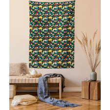 Colorful Tyrannosaurus Tapestry