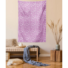 Pastel Trex Fossil Tapestry