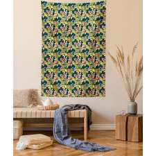 Abstract Soft Spring Foliage Tapestry
