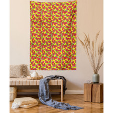 Tasty Summer Cartoon Tapestry