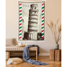 Vintage Famous Italian Tower Tapestry