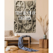 Funny Engineer Words Tapestry