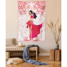 Belly Dancer Woman Tapestry