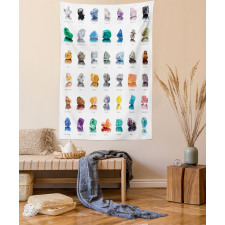 Mineral Geology Theme Tapestry