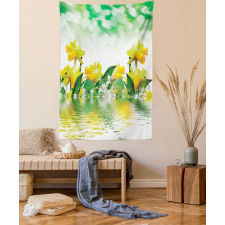 Daffodil Garden Art on Water Tapestry