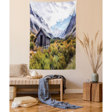 European Mountains Spring Tapestry