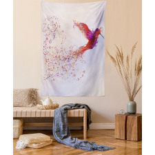 Abstract Hummingbird Tapestry