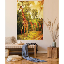 Safari Animals Tapestry