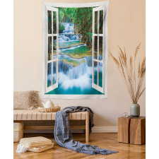 Open Window to River Tapestry