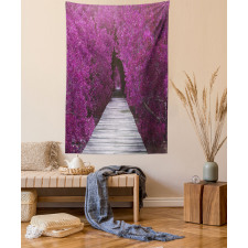 Spring Landscape  Floral Tapestry