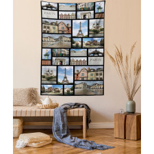 France Iconic Landmarks Photo Tapestry