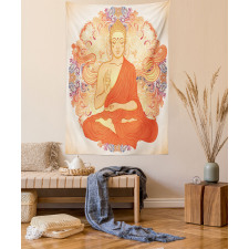 Oriental Calmness Figure Tapestry