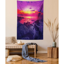 Sunset over Sea Cloudy Tapestry