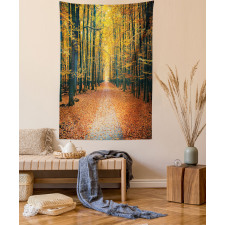 Romantic Alley Woods Tapestry