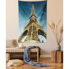 Paris Park Skyline Tapestry