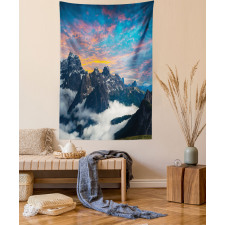 Alpine Clouds Foggy Tapestry