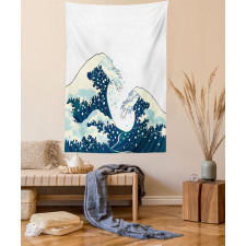 Ocean Surfing Aquatic Tapestry
