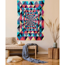 Visual Patchwork Retro Tapestry