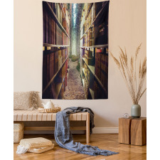 Abstract Library in Woods Tapestry