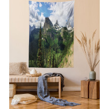 Panoramic Spring Landscape Tapestry