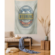 Grunge Stamp Equality State Tapestry