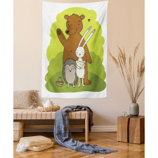 Simple Animals Tapestry