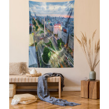 Buenos Aires Urban View Tapestry