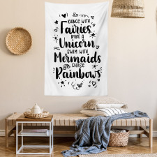 Creatures Phrases Tapestry