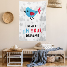 Believe in Your Dreams Bird Tapestry