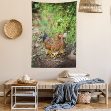 Chicken on Babies Tapestry