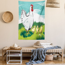 Animal Cartoon Tapestry