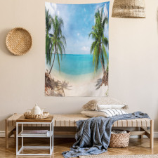 Panoramic View Beach Tapestry