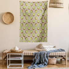 Halved Exotic Fruit Pattern Tapestry