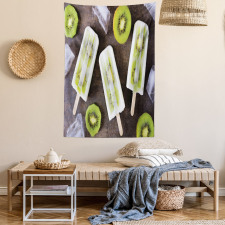 Homemade Fruit Popsicles Photo Tapestry