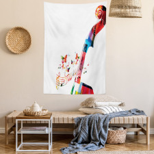 Creative Abstract Pegbox Art Tapestry