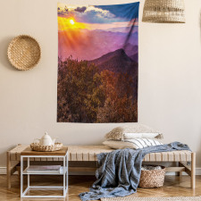 Blue Ridge Mountain Sky Tapestry