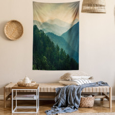 Mountain Ridges Scenery Tapestry