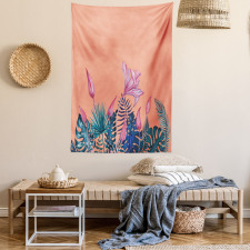 Exotic Monstera Floral Art Tapestry