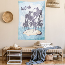 Hawaiian Island Tapestry