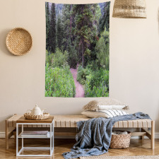 Jungle Trekking Getaway Tapestry