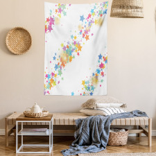 Colorful Cheery Cartoon Art Tapestry